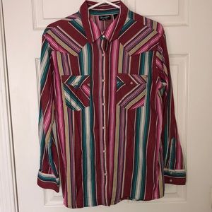Large Wrangler striped top